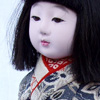 大正時代の市松人形／縮緬・古布の手作り人形